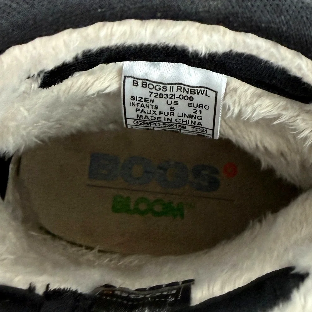 Bogs‎ Baby Leopard Pull On Boots Sz 5